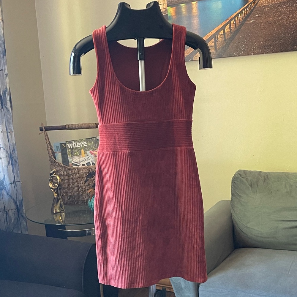 DH Corduroy Orange dress